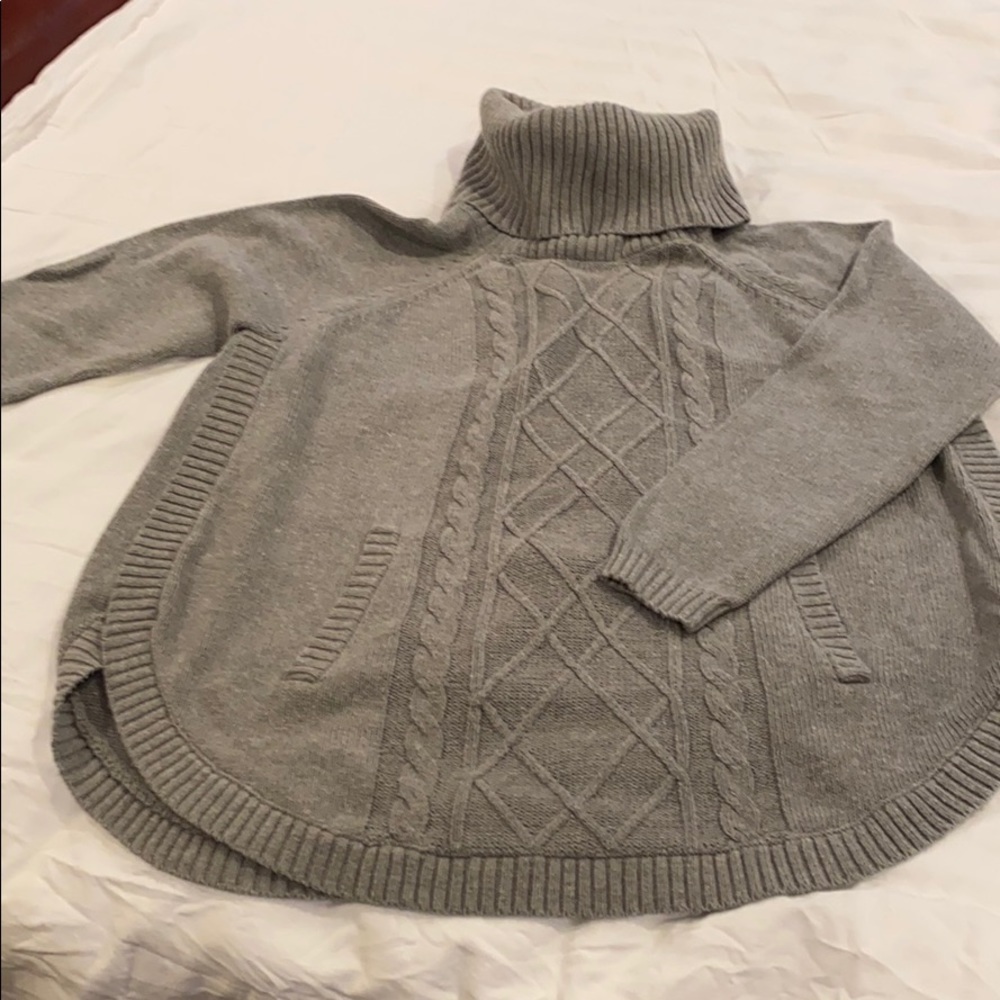 Charter club grey knit sweater
